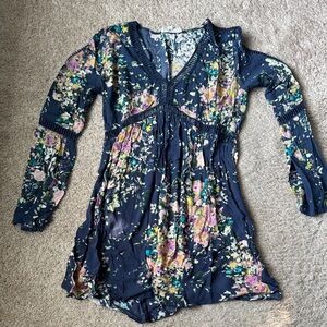 Floral Long Sleeve Dress